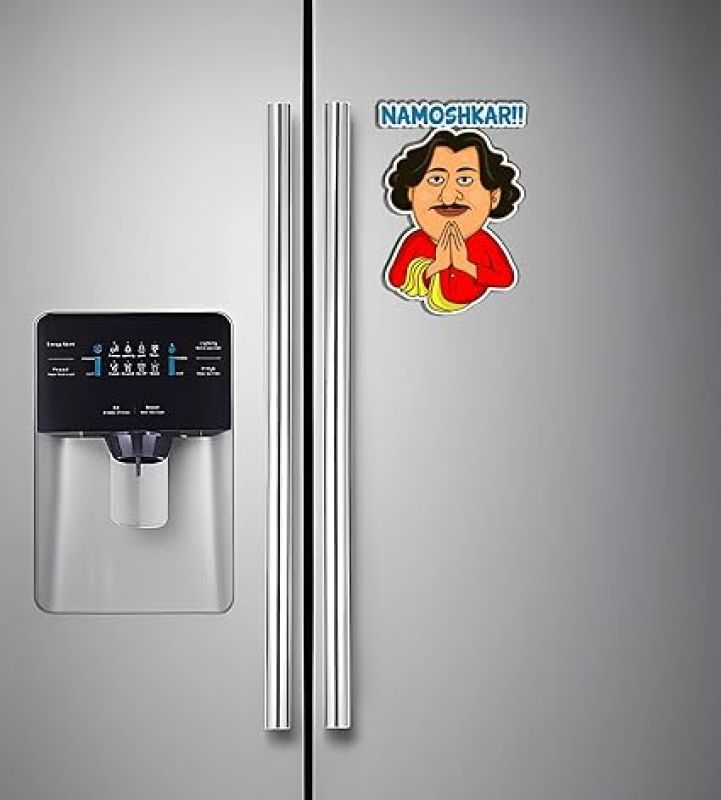 Namoshkar Wooden Fridge Magnet Sticker Home, Cafe, Kitchen & Office Decoration