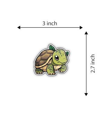 Turtle Animal Cartoon Wooden Fridge Magnet Sticker Kids Room, Refrigerator, Kitchen & Home Decoration Accessories