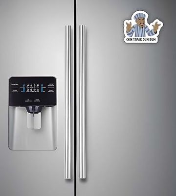 Chin Tapak Dum Dum Funny Wooden Fridge Magnet Sticker Refrigerator Home & Kitchen Decoration Items
