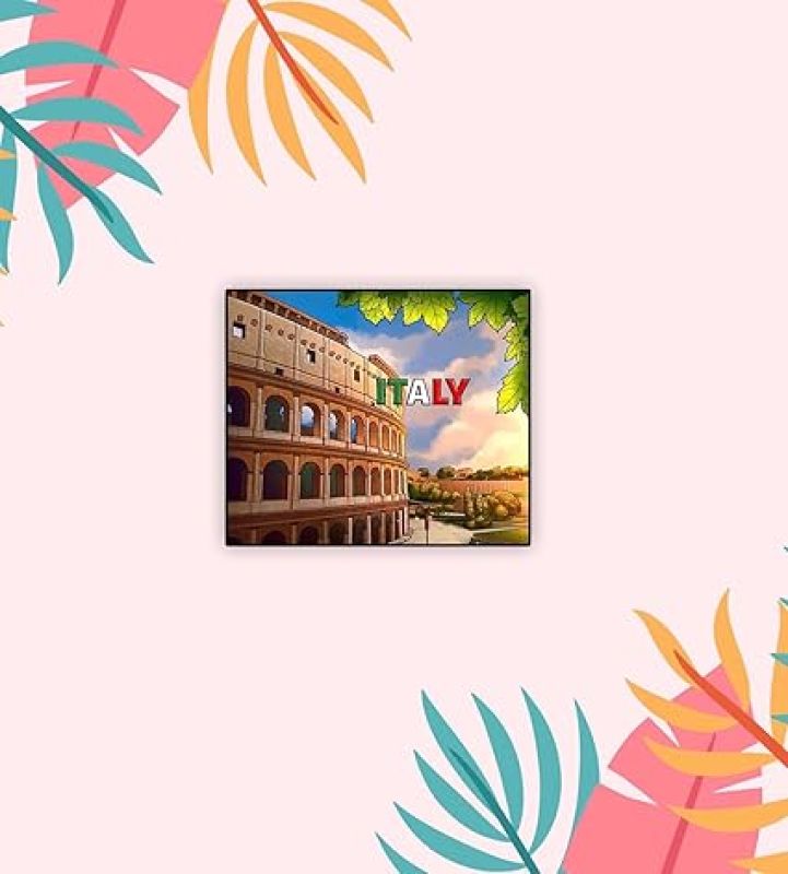 Italy Country Wooden Fridge Magnet Sticker Refrigerator Door, Home & Kitchen Decor Accessories Travel Souvenir Stylish Gift Item