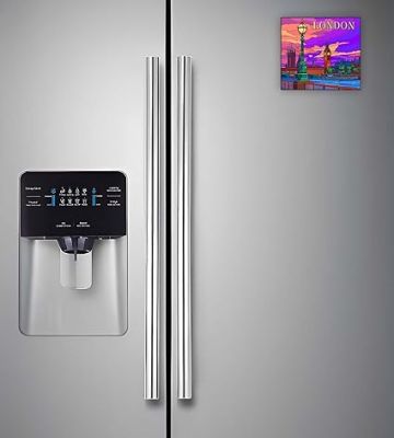 London Country Wooden Fridge Magnet Sticker Refrigerator Door, Home & Kitchen Decor Accessories Travel Souvenir Stylish Gift Item