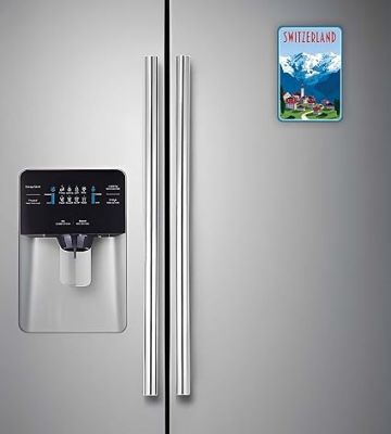 Switzerland Country Wooden Fridge Magnet Sticker Refrigerator Door, Home & Kitchen Decor Accessories Travel Souvenir Stylish Gift Item