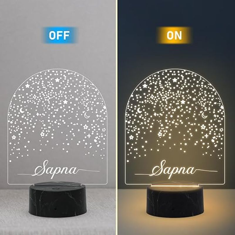 Personalized Name night lamp with Warm White Light Customized with Name Birthday Gift for Kids, Girlfriends, Wife, Friend   Kids Room Decor