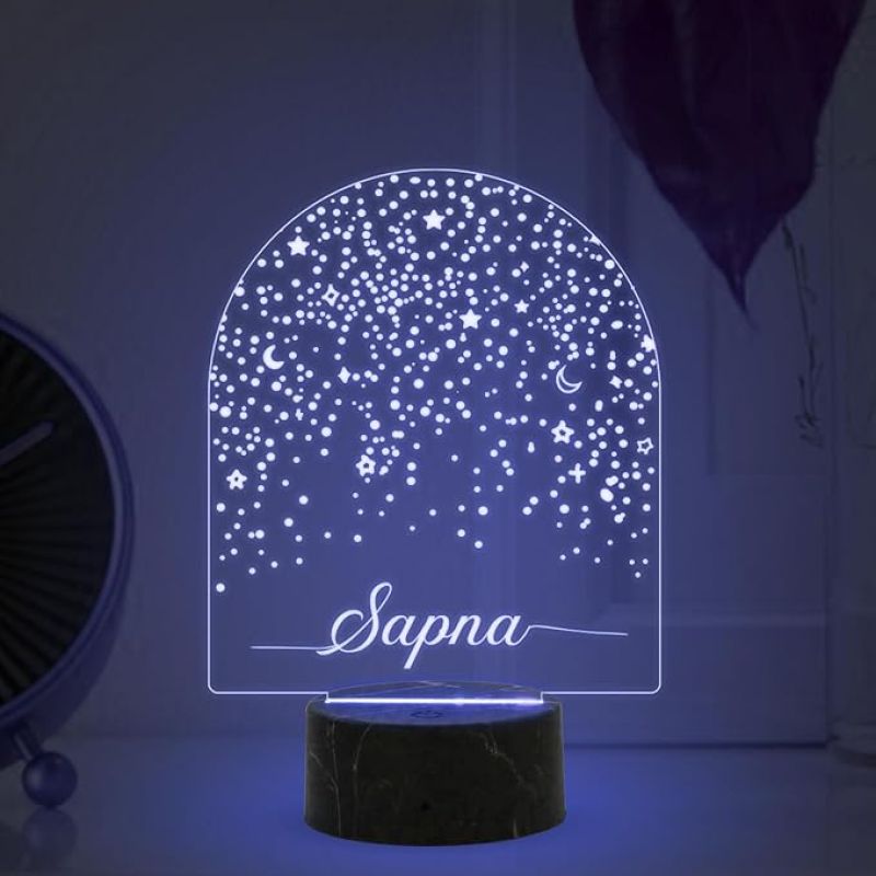 Personalized Name night lamp with Multicolored Light Customized with Name Birthday Gift for Kids, Girlfriends, Wife, Friend Kids Room Decor