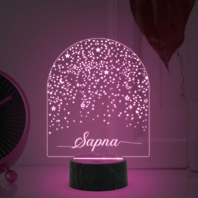 Personalized Name night lamp with Multicolored Light Customized with Name Birthday Gift for Kids, Girlfriends, Wife, Friend Kids Room Decor