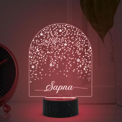 Personalized Name night lamp with Multicolored Light Customized with Name Birthday Gift for Kids, Girlfriends, Wife, Friend Kids Room Decor