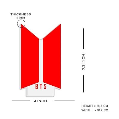 3D Illusion Kpop BTS night Lamp with Warm White Light  Gift for BTS Army Lover , Birthday Gift for Girls Boys , Bedroom Decor