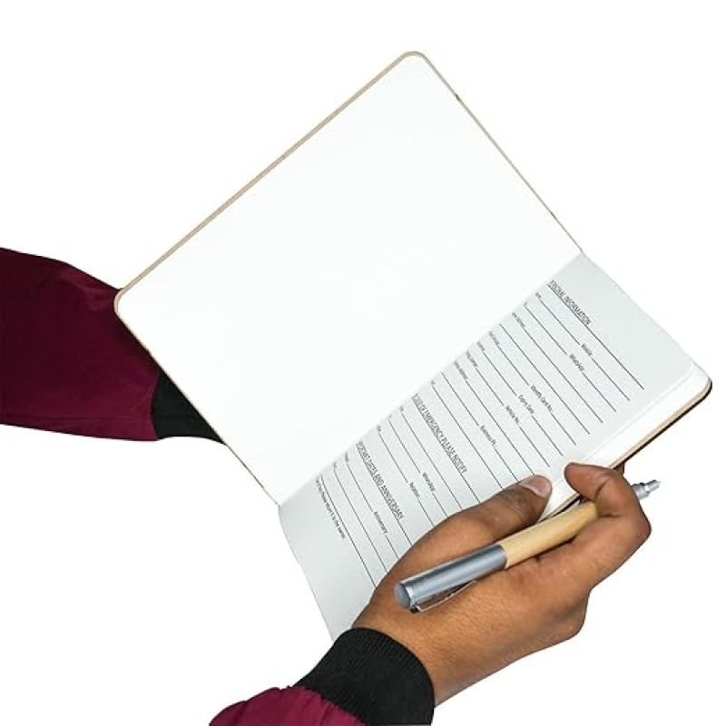Personalized Wooden Diary, Customized With Name & Logo, Corporate Gift, Diary For Personal Use