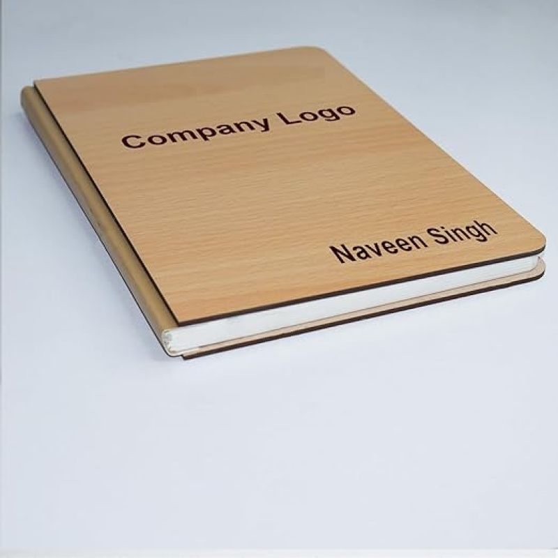 Personalized Wooden Diary, Customized With Name & Logo, Corporate Gift, Diary For Personal Use