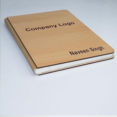 Personalized Wooden Diary, Customized With Name & Logo, Corporate Gift, Diary For Personal Use