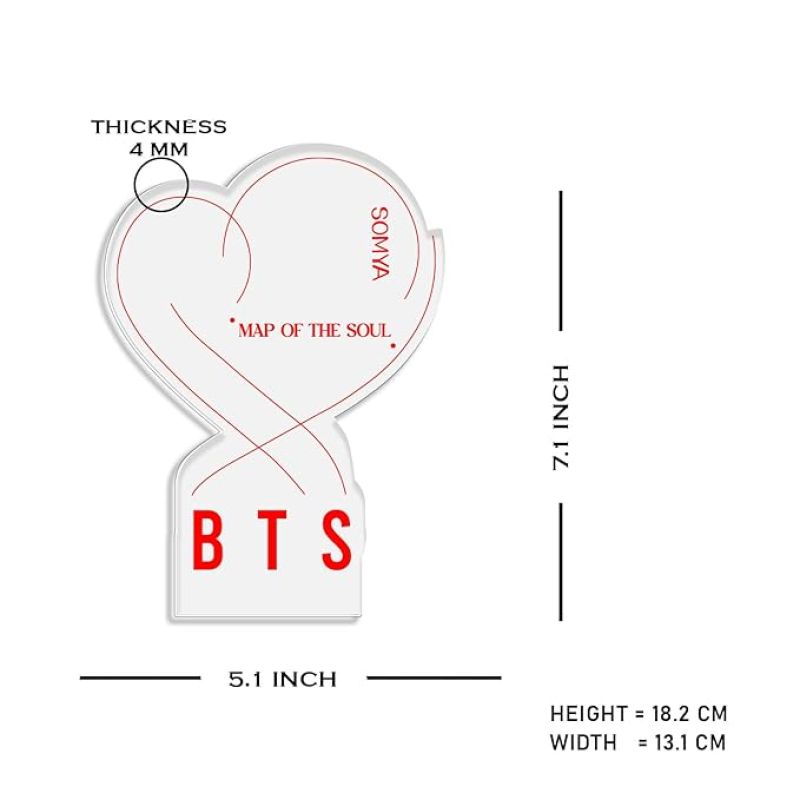 BTS Map of the Soul night lamp with Automatic Color Changing Light Customized with Name Gift for Women Girls Girlfriend Teen Girl Friends , Home Decor