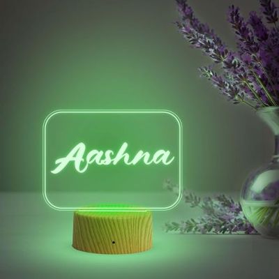 Personalized Name night lamp with Multicolored Light Customized Name with Different Font stylish Gift for Anniversary Birthday , Gift for Someone Special , Birthday Gift for Wife Husband