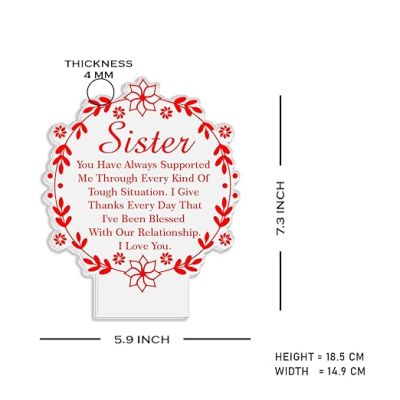 Sister night lamp with Multicolored Light Gift for Sister , Birthday Gift for Sister , Raksha Bandhan Gift for Sister , Surprise Gift for Sister