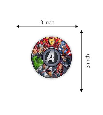 Marvel Avengers Wooden Fridge Magnet Sticker Almirah, Refrigerator, Home & Kitchen Decorative Items Gift For Avenger Lover