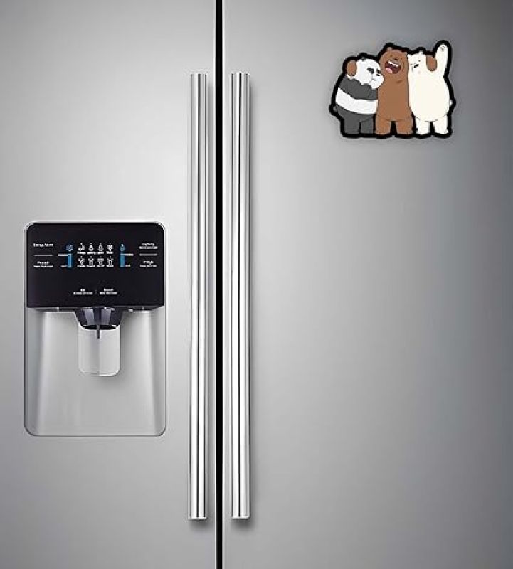 Bear Friend Wooden Fridge Magnet Sticker Almirah, Refrigerator, Home & Kitchen Decorative Items Gift for Friends, Kids