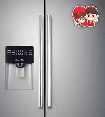 Cute Couple Wooden Fridge Magnet Sticker Almirah, Refrigerator, Home & Kitchen Decorative Items Gift for Lover Girlfriend, Boyfriend