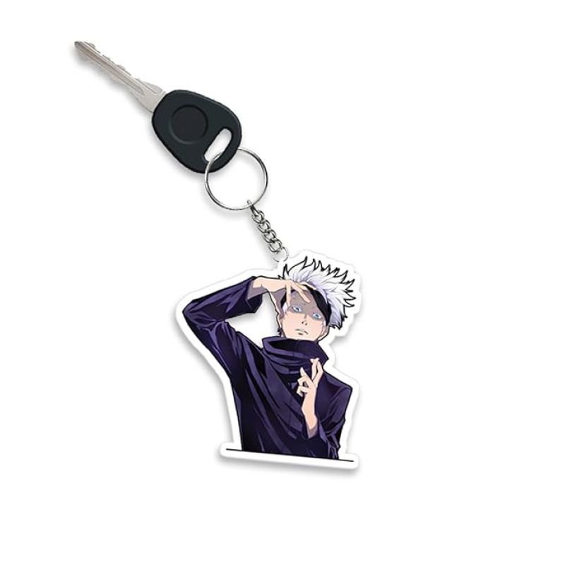 Anime Printed Keychain For Bike Scooty Bags | Gift For Anime Lover | Unique Keychain For Girls & Boys