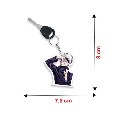 Anime Printed Keychain For Bike Scooty Bags | Gift For Anime Lover | Unique Keychain For Girls & Boys