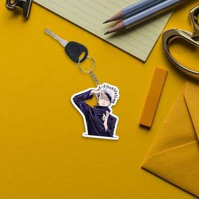 Anime Printed Keychain For Bike Scooty Bags | Gift For Anime Lover | Unique Keychain For Girls & Boys