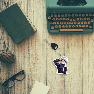 Anime Printed Keychain For Bike Scooty Bags | Gift For Anime Lover | Unique Keychain For Girls & Boys