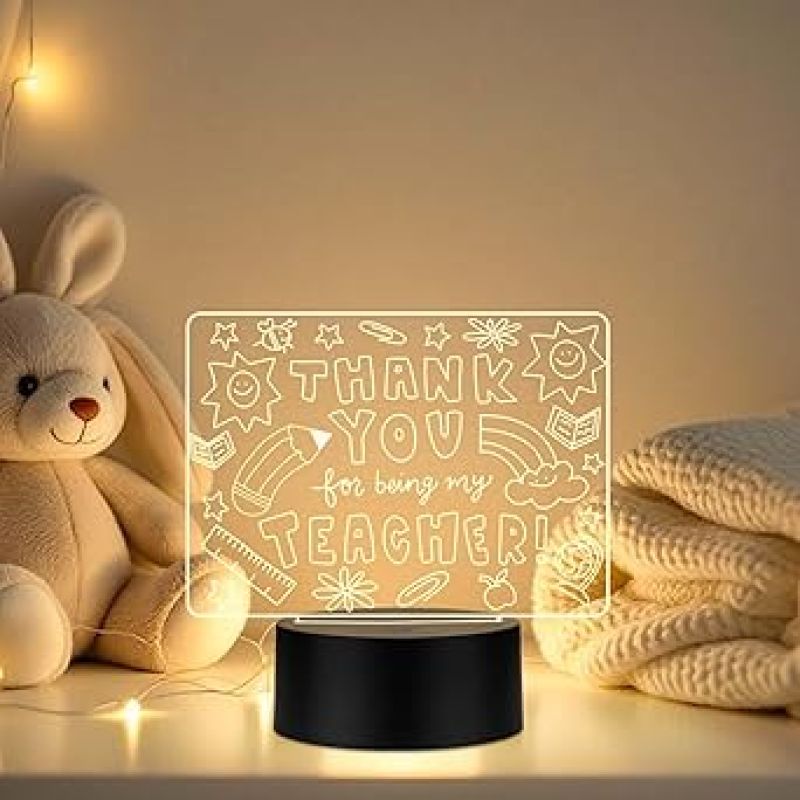 Thankyou for Being My Teacher Memorable Teachers Day Gift for Sir/Madam  Inspirational Gift for Teachers  Warm White Light