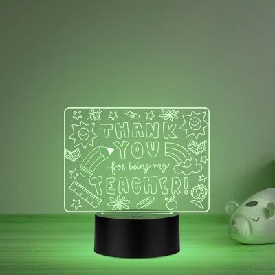 Thankyou for Being My Teacher  Memorable Teachers Day Gift for Sir/Madam Inspirational Gift for Teachers  Multicolored Light
