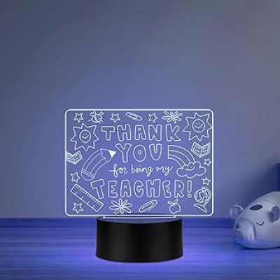 Thankyou for Being My Teacher  Memorable Teachers Day Gift for Sir/Madam Inspirational Gift for Teachers  Multicolored Light