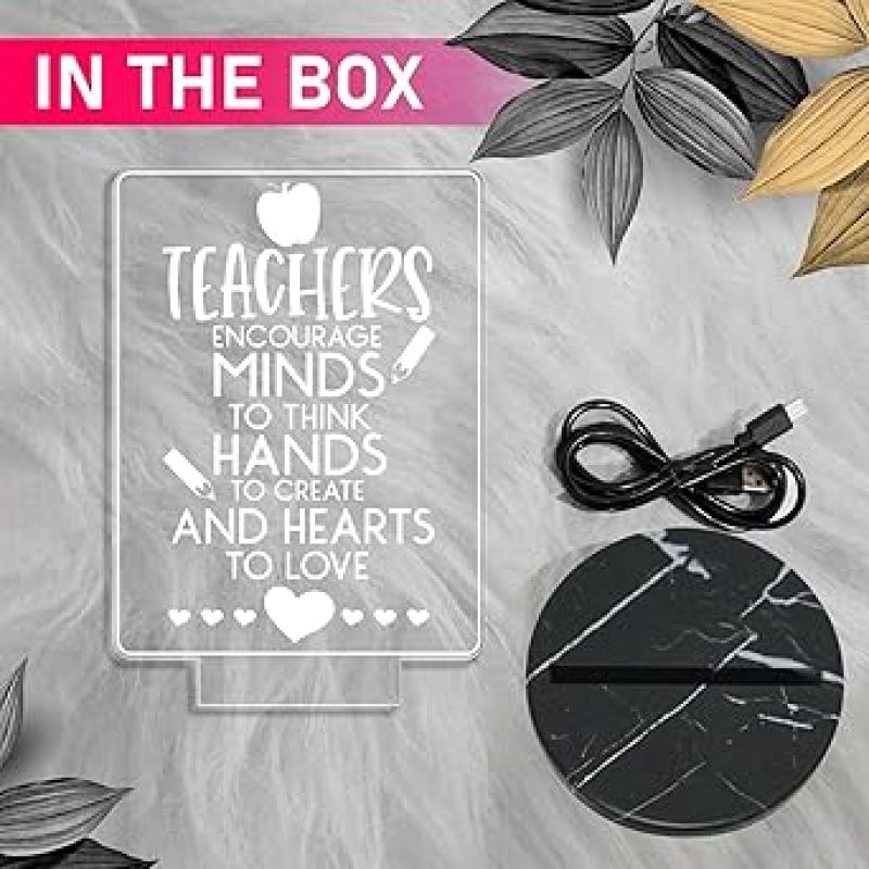 Teachers Day Gift for Your Favorite Teacher Thankyou Gift for Teacher Warm White Light
