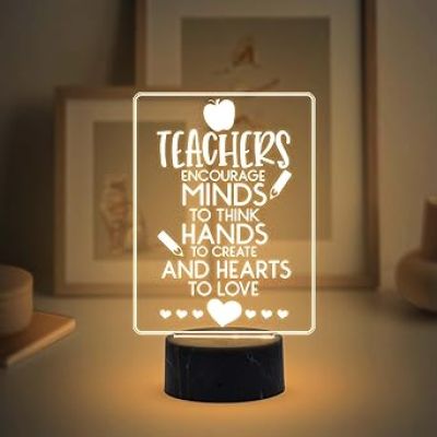 Teachers Day Gift for Your Favorite Teacher Thankyou Gift for Teacher Warm White Light