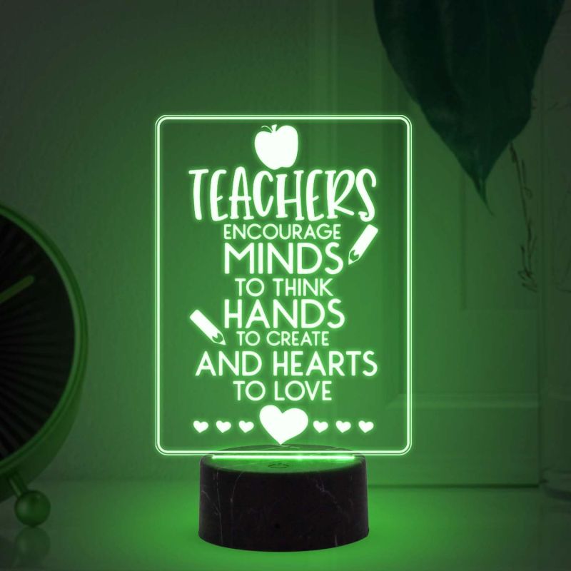 Teachers Day Gift for Your Favorite Teacher Thankyou Gift for Teacher Automatic Color Changing Light