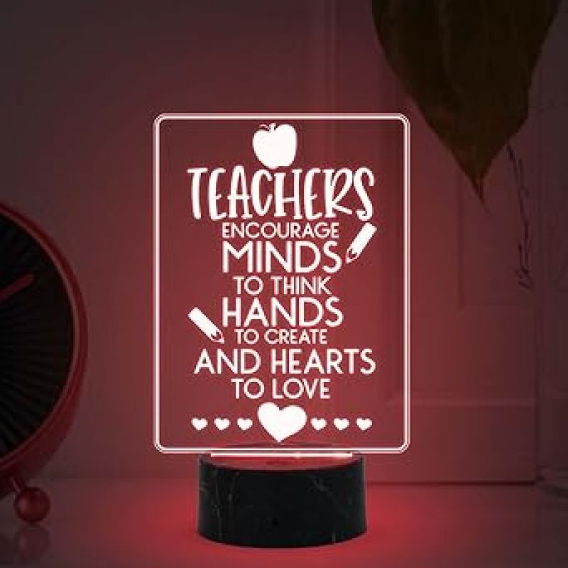 Teachers Day Gift for Your Favorite Teacher Thankyou Gift for Teacher Automatic Color Changing Light