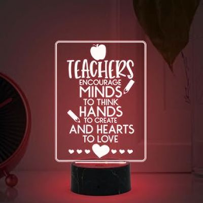Teachers Day Gift for Your Favorite Teacher Thankyou Gift for Teacher Automatic Color Changing Light