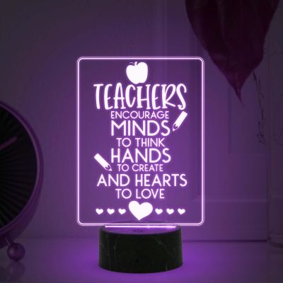 Teachers Day Gift for Your Favorite Teacher Thankyou Gift for Teacher Automatic Color Changing Light