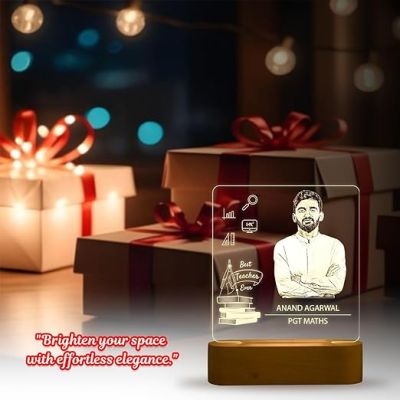 Personalized Best Teacher Ever LED Night Lamp Teachers Day Gift from Student  Retirement Gift for Teacher Birthday Gift for Teacher School Teacher Gift Warm White Light