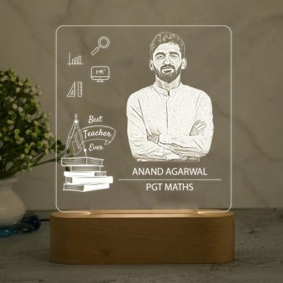 Personalized Best Teacher Ever LED Night Lamp Teachers Day Gift from Student  Retirement Gift for Teacher Birthday Gift for Teacher School Teacher Gift Warm White Light