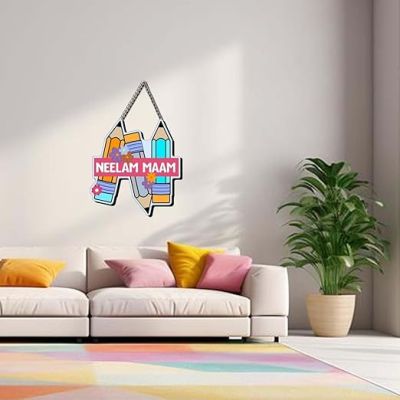Personalized Wooden Wall Hanging For School Classroom Decor Door Wall Hanging Teachers Day Gift For School Teacher Birthday Gift For Teacher Wall Art