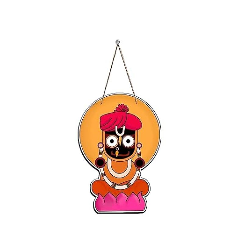 Lord Jagannath Wall Hanging For Home Office & Pooja Room Decoration Gift Items Religious Home Decor Item Artworks Decoration Living Room Decor
