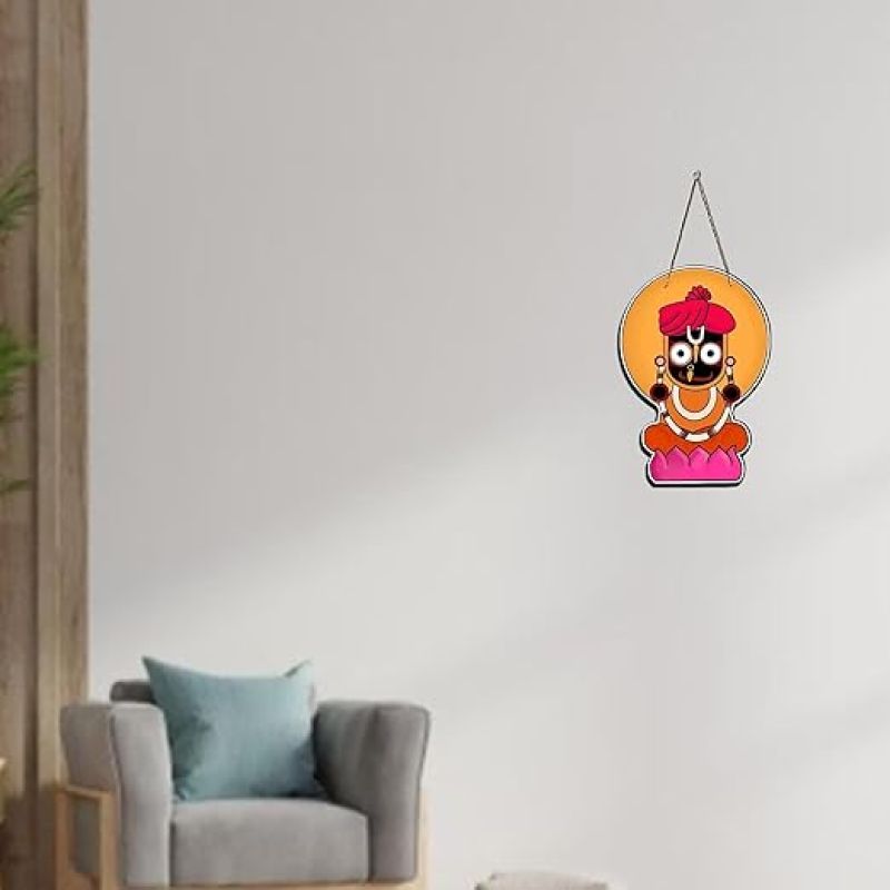 Lord Jagannath Wall Hanging For Home Office & Pooja Room Decoration Gift Items Religious Home Decor Item Artworks Decoration Living Room Decor