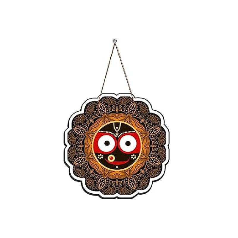 Jagannath Wall Hanging for Living Room, Temple Decoration  Home Décor Item  Religious Decor Item Artworks Decoration Living Room Decor