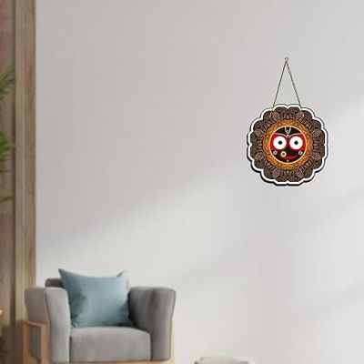 Jagannath Wall Hanging for Living Room, Temple Decoration  Home Décor Item  Religious Decor Item Artworks Decoration Living Room Decor