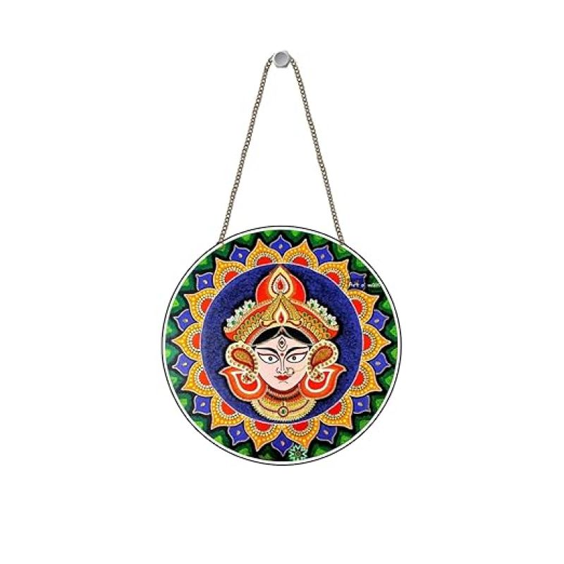 Maa Durga Wall Hanging Religious Gift Items Navratri Home Decoration for Living Room & Pooja Room, Festive Gift Wall Art Wall Decoration