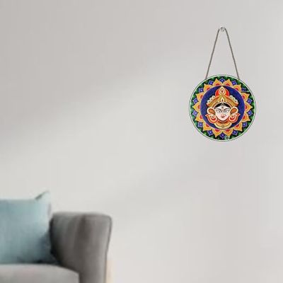 Maa Durga Wall Hanging Religious Gift Items Navratri Home Decoration for Living Room & Pooja Room, Festive Gift Wall Art Wall Decoration