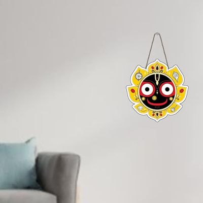Lord Jagannath Ji Wall Hanging For Pooja Room, Home Temple & Spiritual Gift Hindu Wall Art for Devotees Artworks Decoration