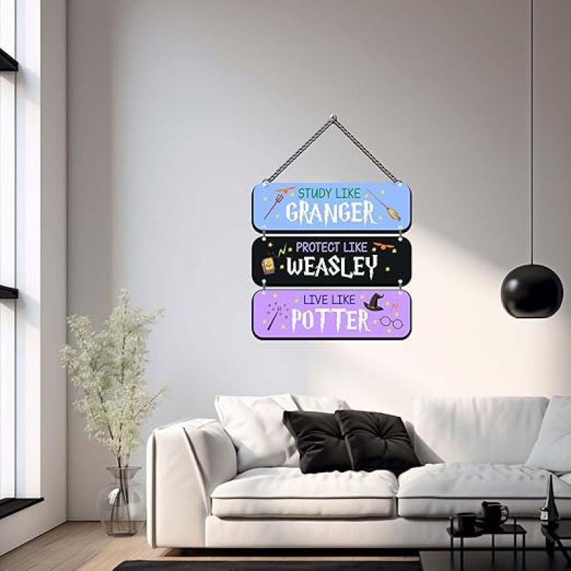 Wooden Harry Potter Wall Hanging Decorative Items HarryPotter Theme Return Gift Home, Living Room, Bedroom Wall Decor Cute Wall Art