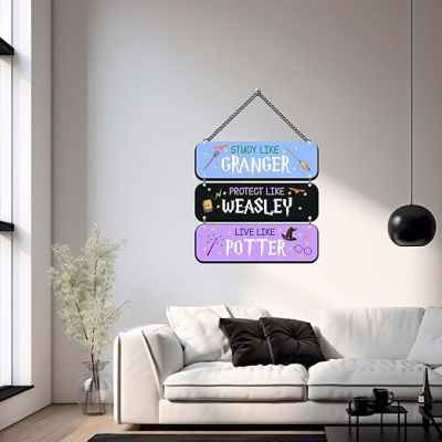 Wooden Harry Potter Wall Hanging Decorative Items HarryPotter Theme Return Gift Home, Living Room, Bedroom Wall Decor Cute Wall Art