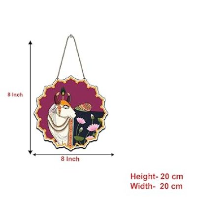 Cow Pichwai Art Wall Hanging Home Decorative For Living Room Office Gift Modern Wall Decoration Accessories for Home Wall Sculpture Modern Decor Items