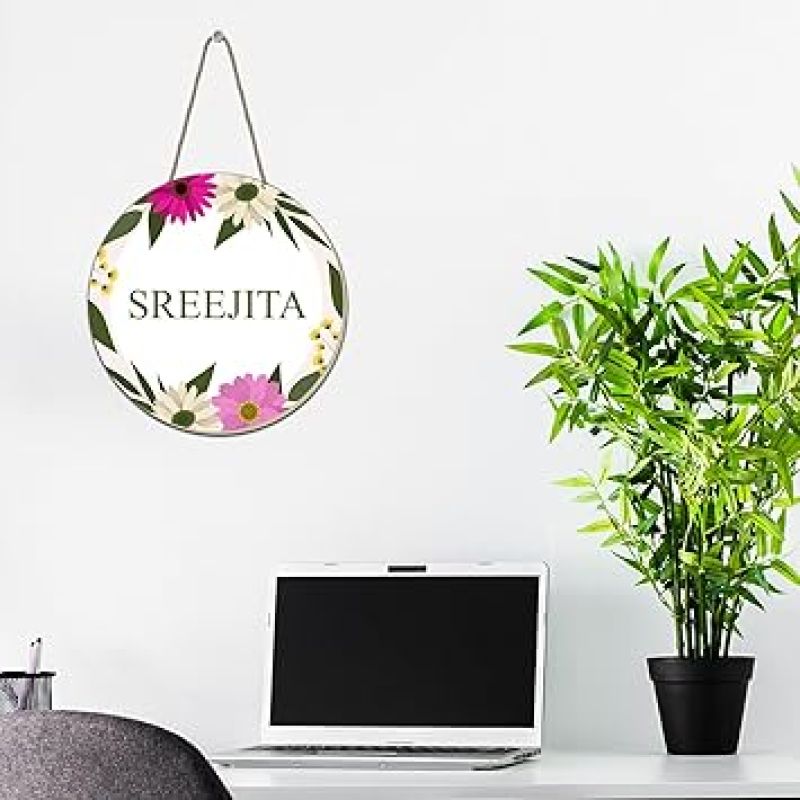 Personalized Name Wall Hanging For Bedroom, Living Room Decoration Gift For Someone Special Home Wall Decoration Customized Wall Hanging
