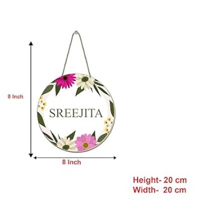 Personalized Name Wall Hanging For Bedroom, Living Room Decoration Gift For Someone Special Home Wall Decoration Customized Wall Hanging