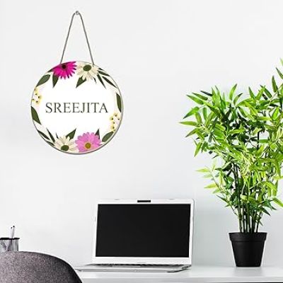 Personalized Name Wall Hanging For Bedroom, Living Room Decoration Gift For Someone Special Home Wall Decoration Customized Wall Hanging