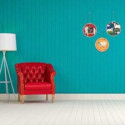 Pichwai Wooden Wall Hanging Decor | Decorative Hanging Items for Living Room Religious Art, Indian Traditional Wall Decor Cow Pichwai Design Wall Art Decoration Accessories